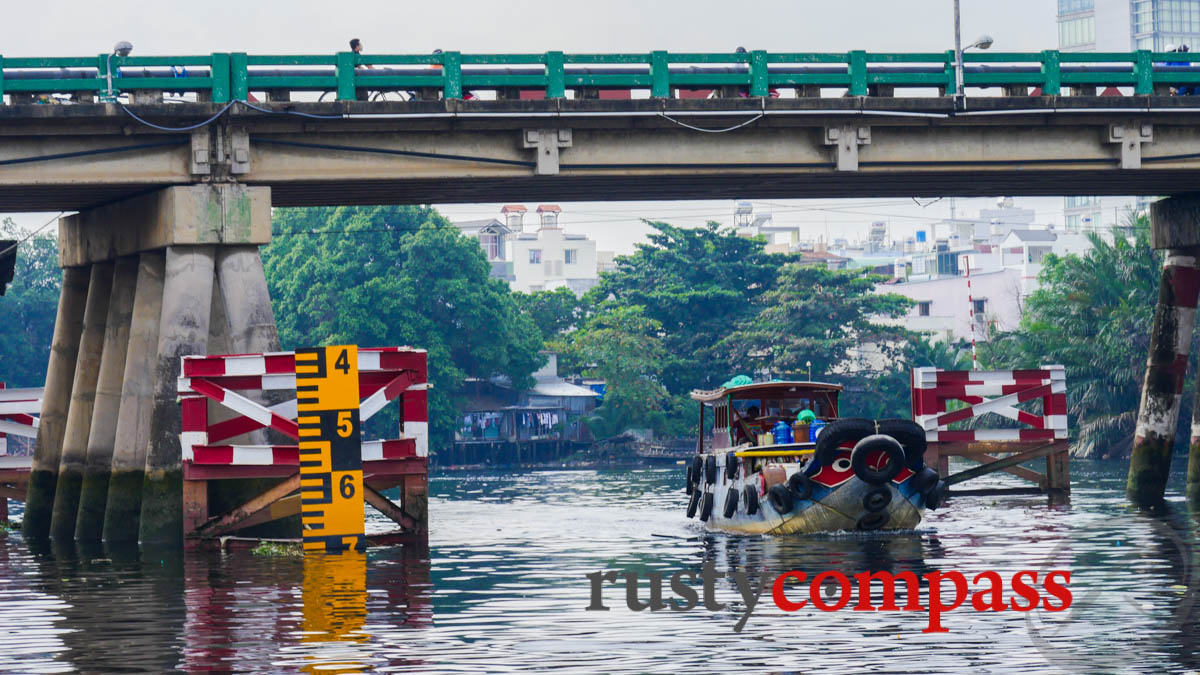 Saigon River heading to the Mekong Delta